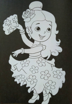 Раскраска ВОЛШЕБНЫЙ ЧЕРНЫЙ. ЦВЕТЫ И УЗОРЫ (Р-5489)