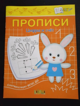 Светлана Чиркова: Прописи. Цифры и счет. II уровень сложности. ФГОС ДО
