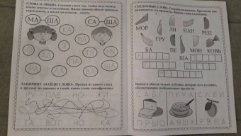Прописи. Игры с буквами, слогами и словами. Для детей от 5 лет. Читай, играй, мышление развивай
