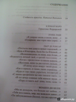 Бодлер, Маро, Лабе: Французский сонет