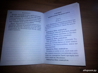 Великий покаянный канон преподобного Андрея Критского