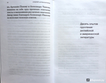 Андрей Аствацатуров: И не только Сэлинджер:  десять опытов прочтения английской и американской литературы