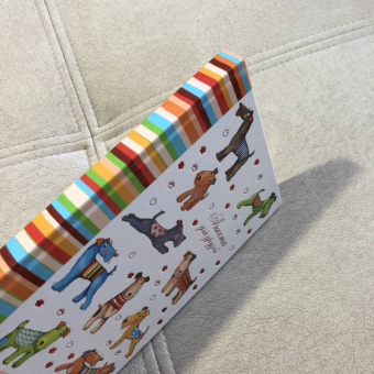 Анкета для друзей "Цветные собачки" (47384)