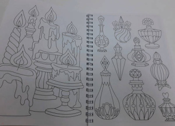 Раскраска антистресс. Мир фантазий