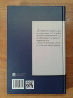 Юрий Лотман: Роман А.С. Пушкина «Евгений Онегин». Комментарий
