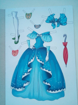 Вырезалка-наряжалка. Золушка и принц