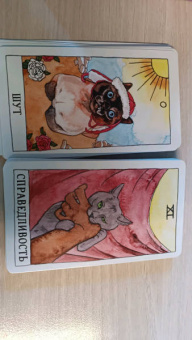 Котт Линн: Cat Tarot. Таро Котиков, 78 карт и руководство в подарочном футляре
