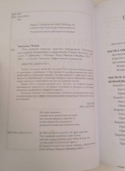 Патрик Ленсиони: Пять пороков команды:  практика преодоления. Программа для лидеров, менеджеров и модераторов