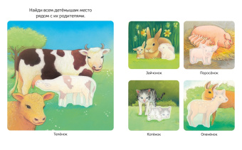 Детёныши животных (с наклейками)