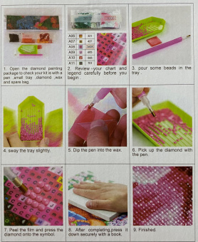 Алмазная мозаика "Кот играет на флейте" , 30х40 см