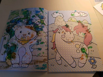 Зверушки. Книжка-раскраска