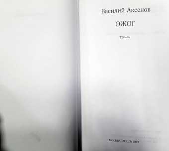 Василий Аксенов: Ожог