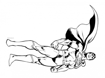 Супергерои DC COMICS. Более 100 сцен для раскрашивания