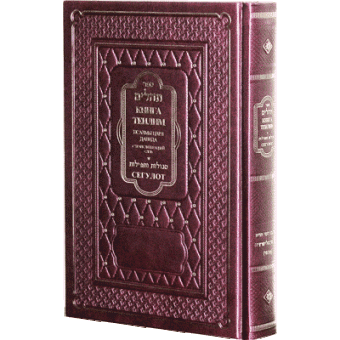 Книга Теилим. Псалмы царя Давида с транслитерацией+Сегулот