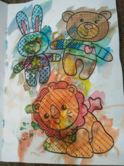 Игрушки. Книжка-раскраска