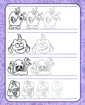 Креативные прописи. Монстрики