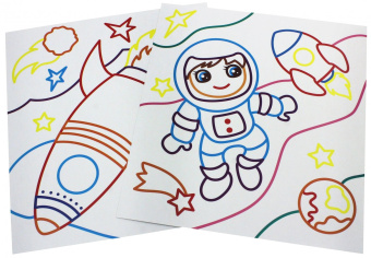 Волшебные контуры №1. Космос