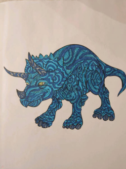 Линда Тейлор: Dino. Творческая раскраска удивительных динозавров