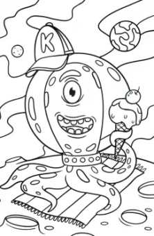 Maxi-раскраска. Космические пришельцы