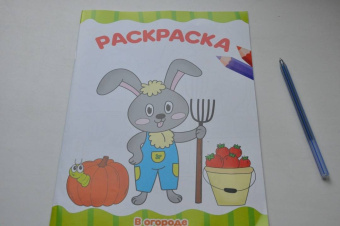 Раскраска А4. В огороде