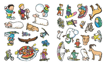 Сильви Мишле: Каникулы, с наклейками