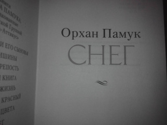 Орхан Памук: Снег