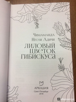 Чимаманда Адичи: Лиловый цветок гибискуса