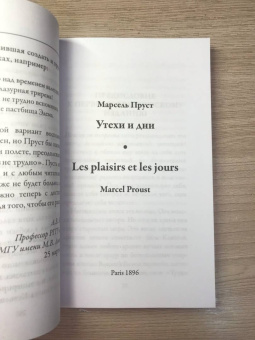 Марсель Пруст: Утехи и дни
