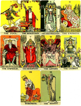 Артур Уэйт: Таро Уэйта. 1910 год