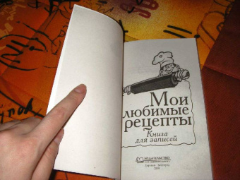 Мои любимые рецепты. Книга для записей