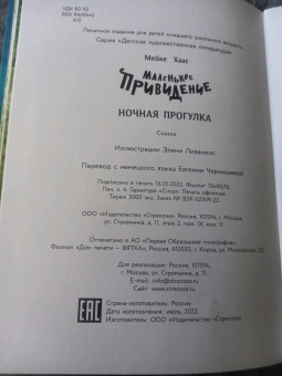 Мейке Хаас: Маленькое привидение. Ночная прогулка