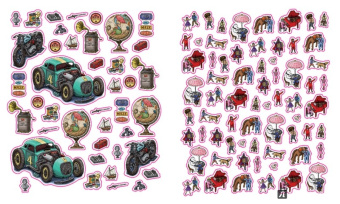 Хиро Камигаки: Детектив Пьер распутывает дело. Стикербук