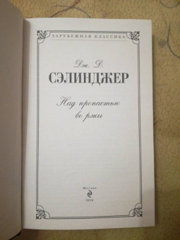 Джером Сэлинджер: Над пропастью во ржи