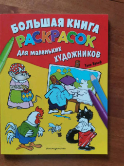 Большая книга раскрасок для маленьких художников