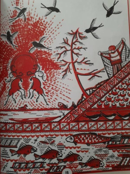 Наина Величко: Рисуем в стиле мезенской росписи