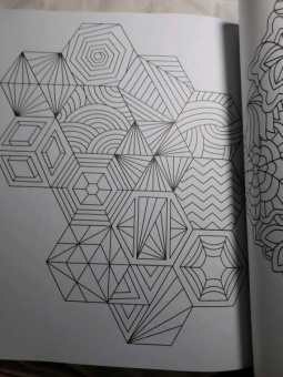 Раскраска-антистресс. Геометрические узоры
