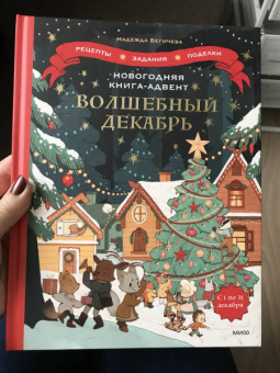 Надежда Бегичева: Волшебный декабрь. Новогодняя книга-адвент. Рецепты, задания, поделки. С 1 по 31 декабря