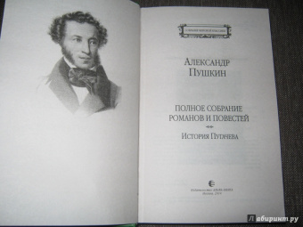 Александр Пушкин: Полное собрание романов и повестей. История Пугачева
