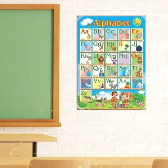 Английский алфавит плакат. Обучающий постер-плакат для начальной школы и детского сада "Алфавит", Английские буквы