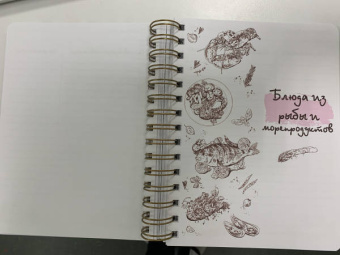 Книга для записи кулинарных рецептов Салат