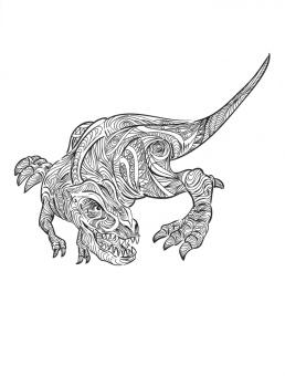 Линда Тейлор: Dino. Творческая раскраска удивительных динозавров