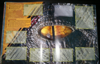 Альбом для наклеек "Мир Юрского периода 2 " (+ 15 наклеек)