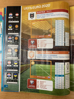 Альбом для наклеек UEFA EURO 2020