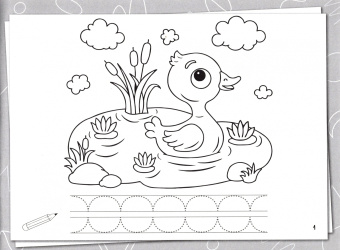 Моя первая раскраска-пропись На озере. ФГОС ДО