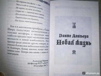 Данте Алигьери: Новая жизнь