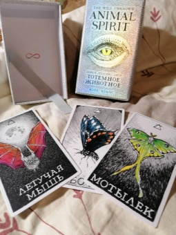 Ким Кранс: The Wild Unknown Animal Spirit. Дикое Неизвестное тотемное животное. Колода-оракул (63 карты и рук.)