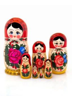 Семеновская матрешка 7 кукол (русские сувениры)