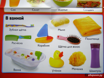 Слова. Развивающая книжка с наклейками