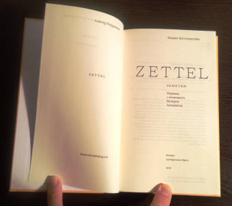 Людвиг Витгенштейн: Zettel. Заметки