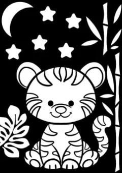 Раскраска ВОЛШЕБНЫЙ ЧЕРНЫЙ.ДИКИЕ ЗВЕРЮШКИ,Р-5486